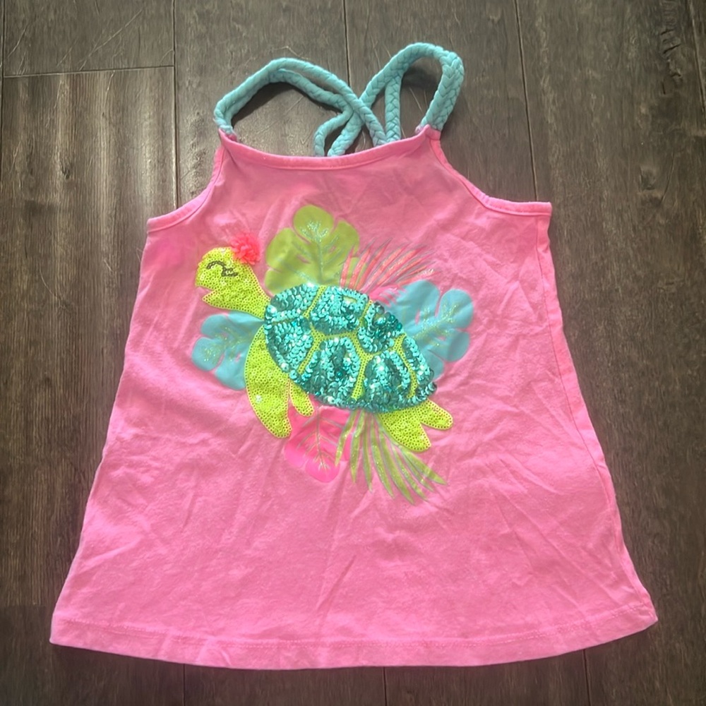 Girls Tommy bahama sea turtle tank top small
